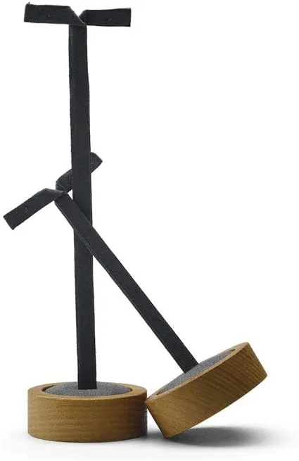 2 Pcs Earrings Display Stands Solid Wood Display Stand Earrings Jewelry Display Photograph (WSM02302)