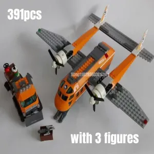 391pcs Arctic SupplyTravel Moc Assemble Building Blocks FIT 60064 Travel Moc Model Bricks Kids  Toys for Chilren Gift