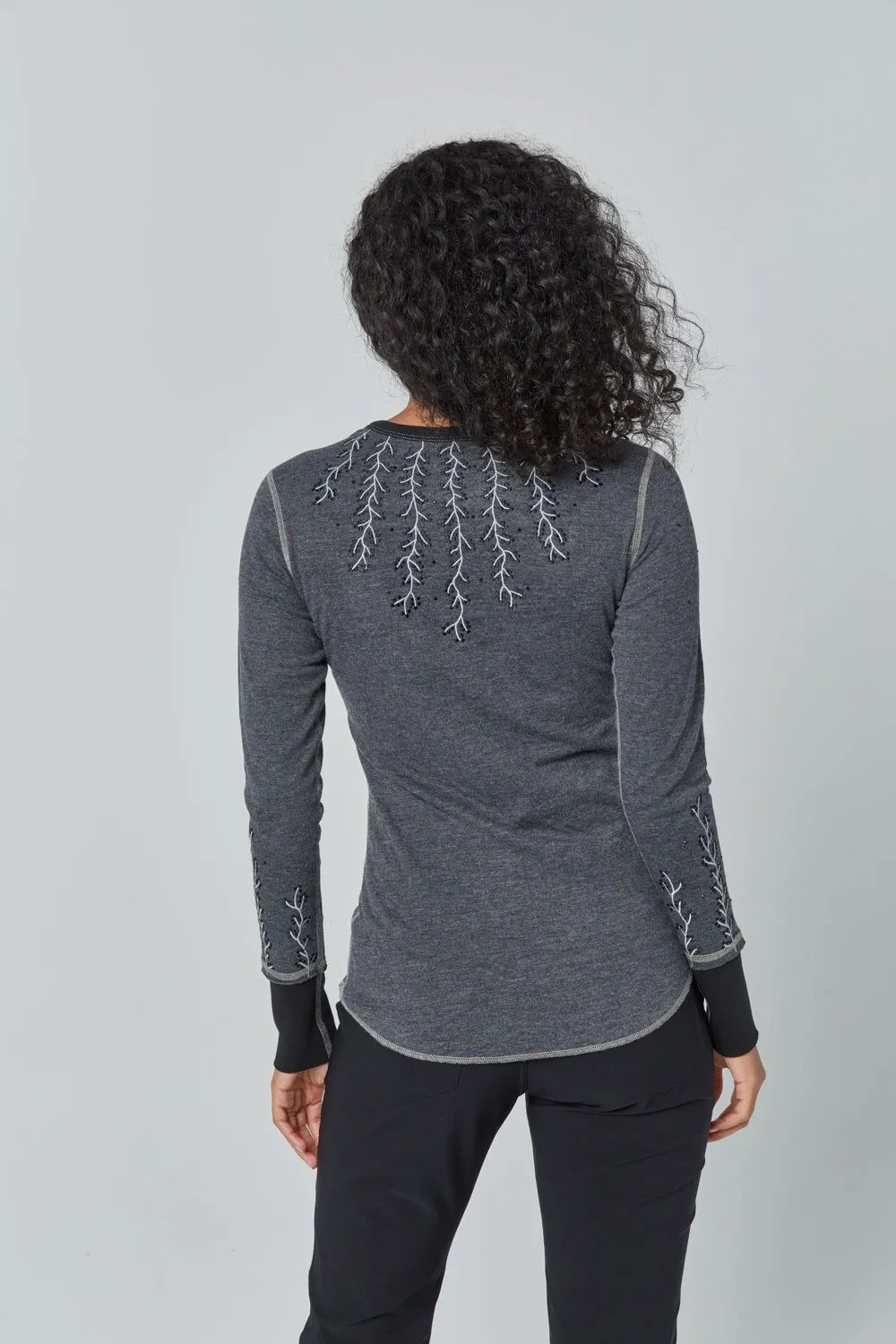 Alp N Rock Lana Crew F2WTCW04HBK | Heather Black | Clearance Final Sale