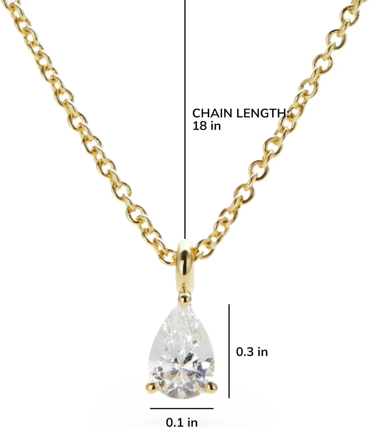 Ana Luisa Pendant Necklaces for Women - 14K Gold Plated and Silver Rhodium Plated Necklace - Pearl, Heart, Circle, Moonstone, Gemstone Charm Styles - Hypoallergenic, Dainty, Trendy Layering Necklaces