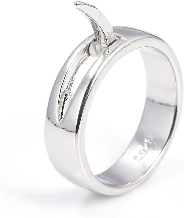Anime Annie Leonhart Ring Transform into Titan Silver Alloy Finger Rings Cosplay Props Accessories Halloween