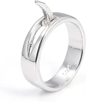 Anime Annie Leonhart Ring Transform into Titan Silver Alloy Finger Rings Cosplay Props Accessories Halloween