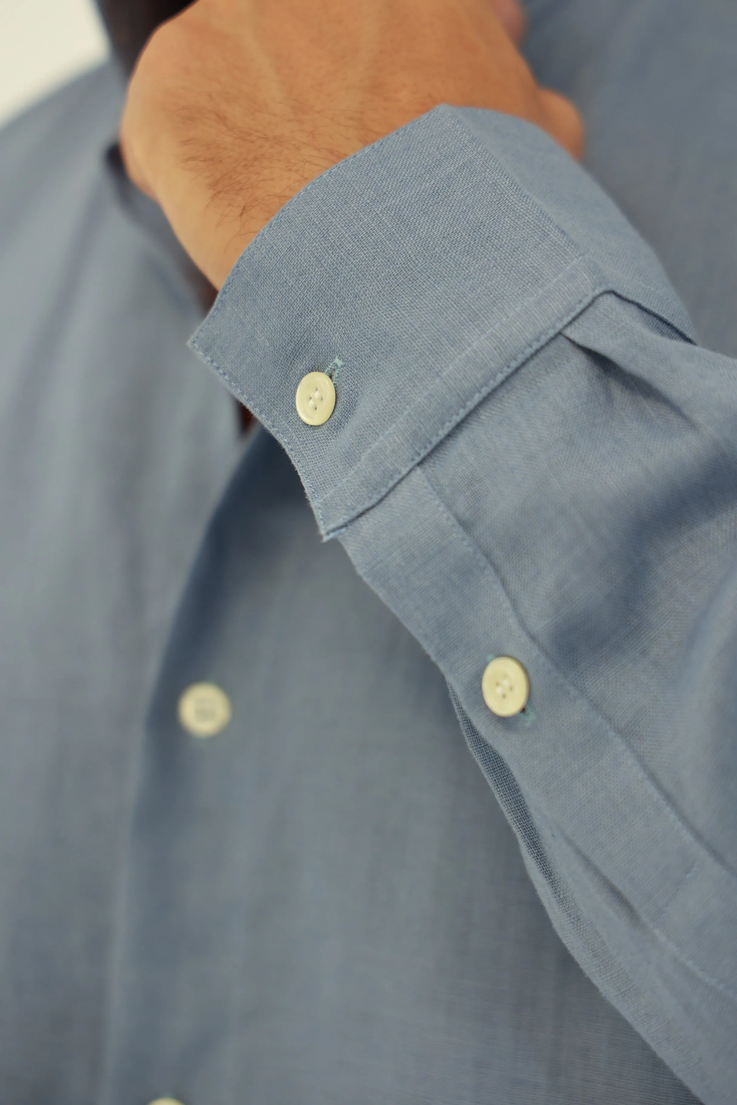 Armonia Men's Linen Shirt Blue