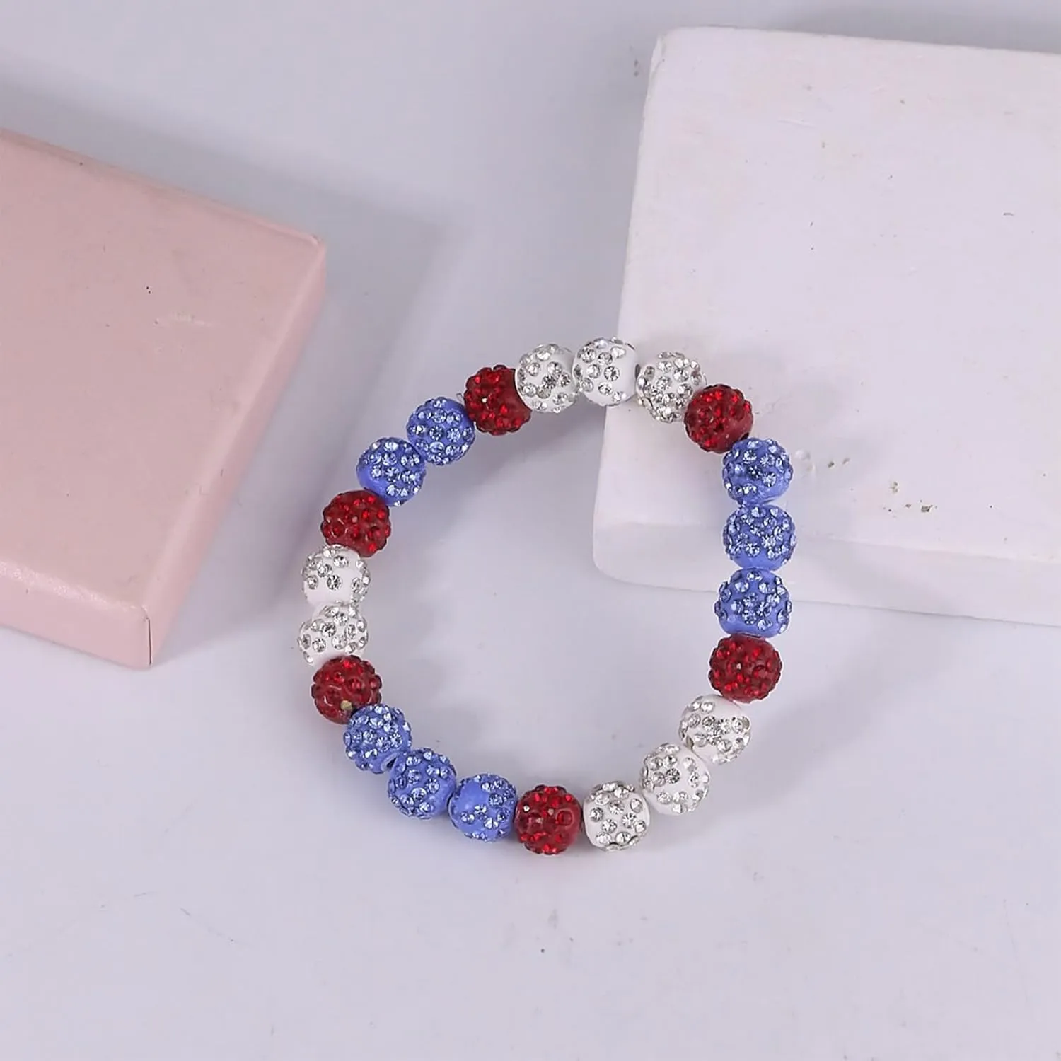 Bling Baseball Bracelet Ice Collection Bracelets for Competitive Athletes,Glitter Rhinestone Ball Bracelets for Men Inspired Sports Jewelry Accessory