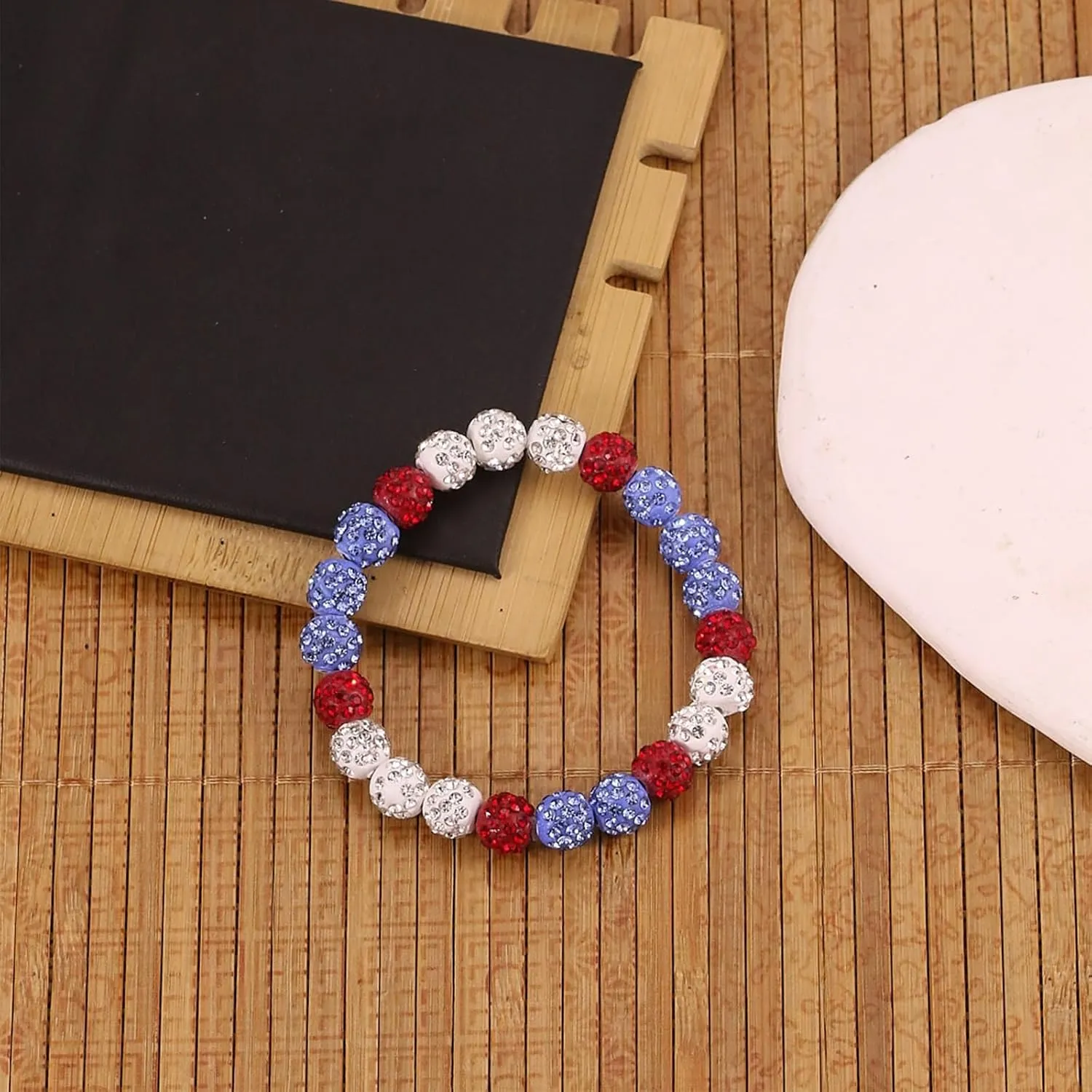 Bling Baseball Bracelet Ice Collection Bracelets for Competitive Athletes,Glitter Rhinestone Ball Bracelets for Men Inspired Sports Jewelry Accessory