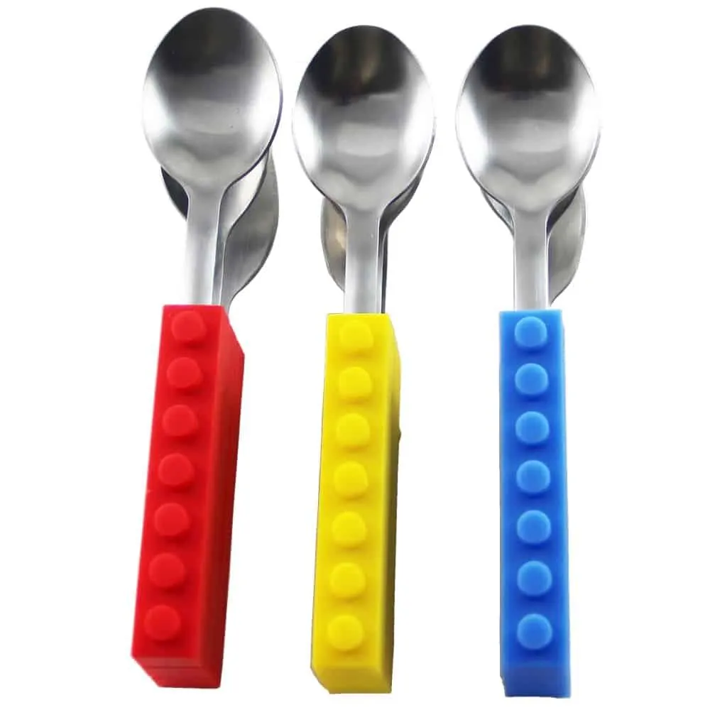 Bricks Decorated Cutlery Set