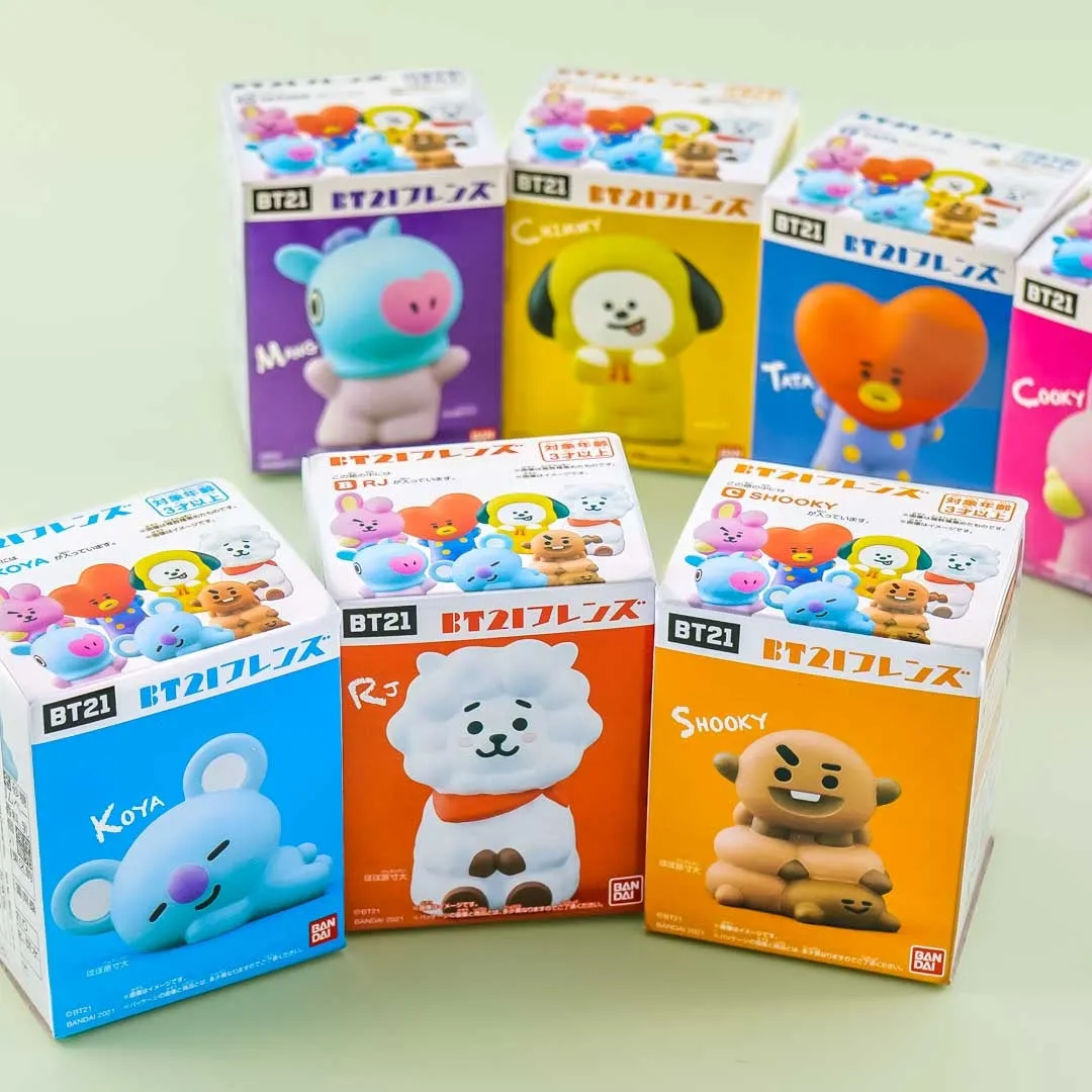BT21 LINE FRIENDS Soft Vinyl Figure With Gum