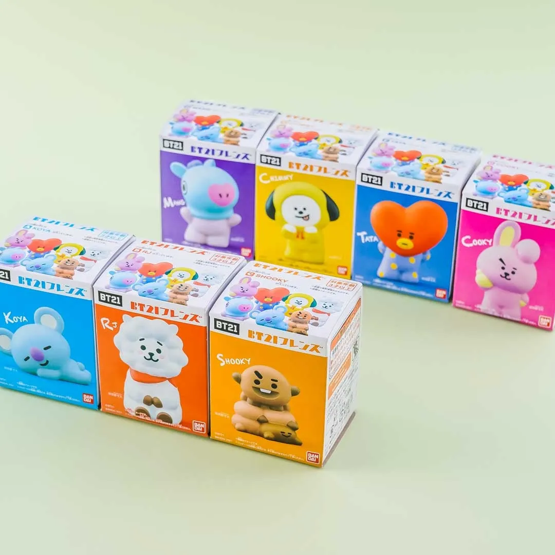 BT21 LINE FRIENDS Soft Vinyl Figure With Gum