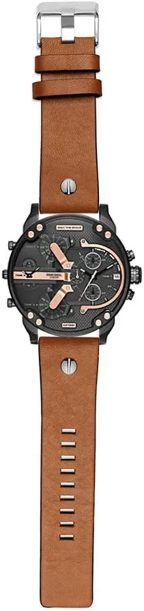 Calfskin Leather Watch Band Suitable for Men's Diesel Watches