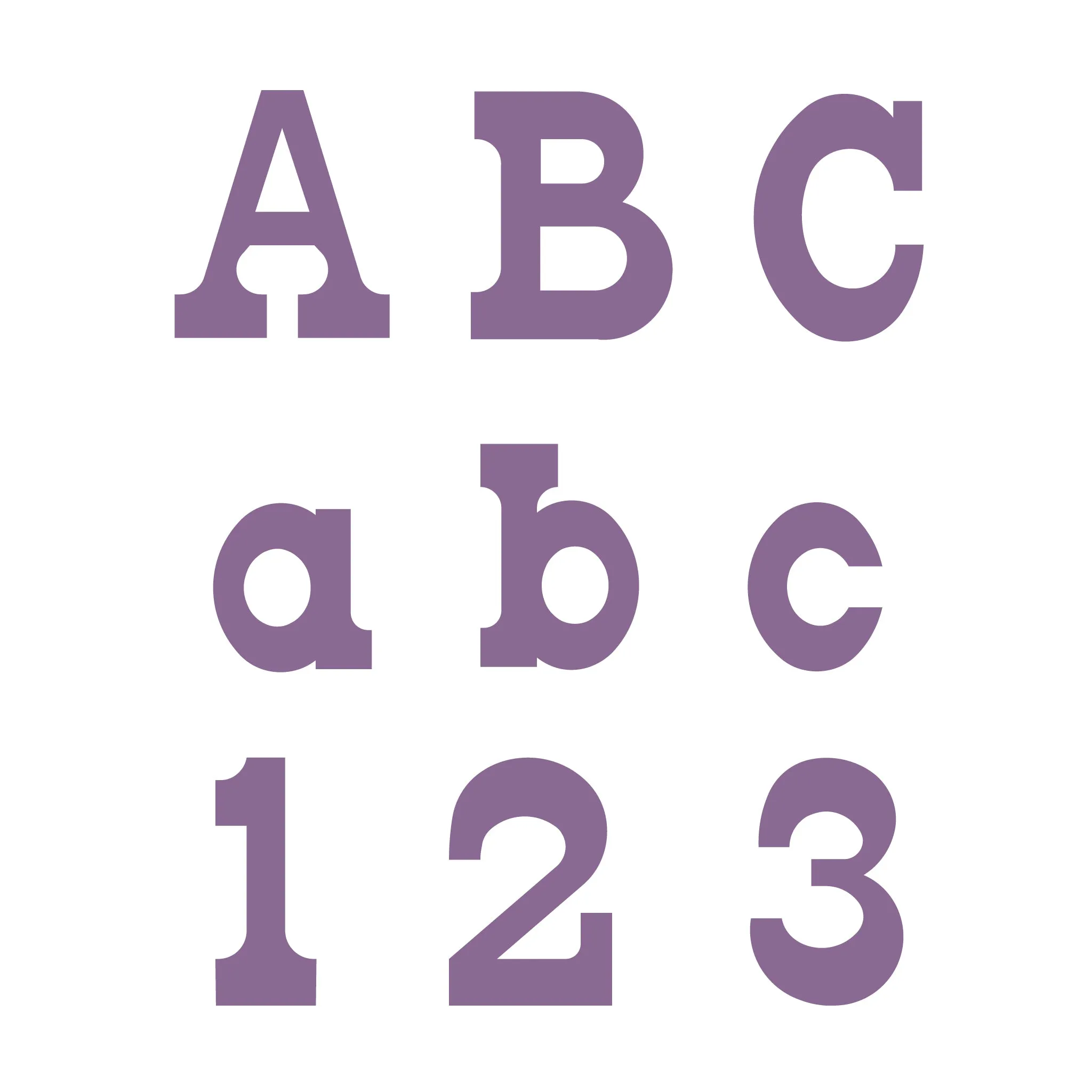 Carnival Alphabet - 5"