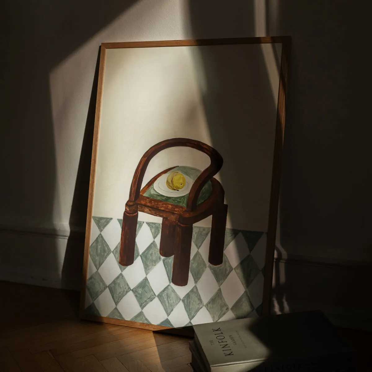 Chair With Fruit Print