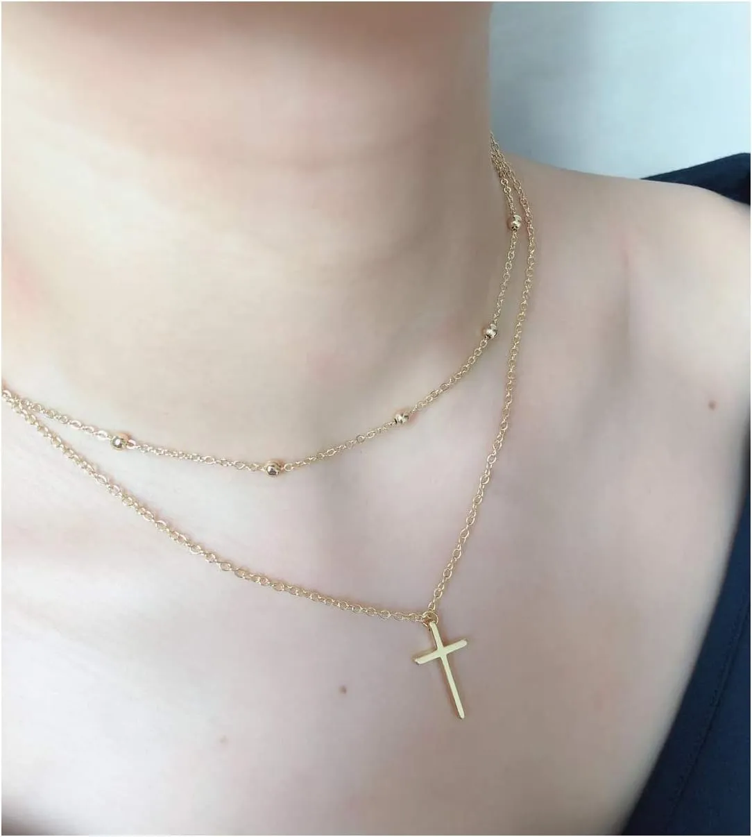 Charm Necklace for Women Summer Beachy Seashell Necklaces Dainty Gold Paperclip Chain Necklace Trendy Heart Star Bow Shell Charm Necklaces Beach Jewelry for Women Summer Vacation