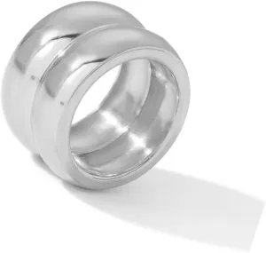 Chunky Gold Rings That Don't Tarnish Size 6-11 Silver Statement Rings for Women Bold Thick Chunky Rings Gold Silver Rings for Women