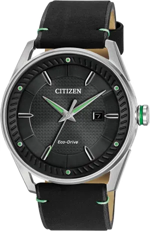 Citizen Men's Sport Casual 3-Hand Eco-Drive Watch, Date, Patterned Dial