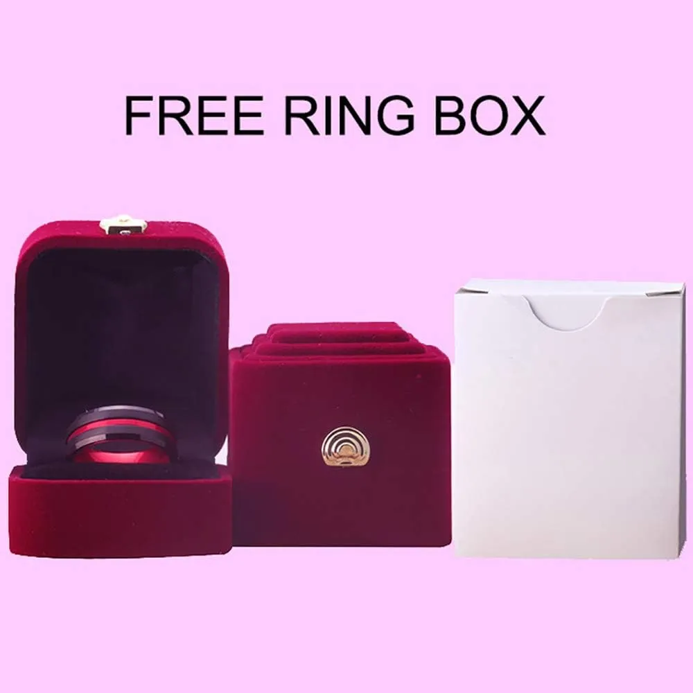 CLOUD DANCER Mason Past Master Symbol Design Rings 8mm Black Pipe Brushed and Rose Gold Tone Tungsten Carbide Wedding Ring-Free Customize Engraving
