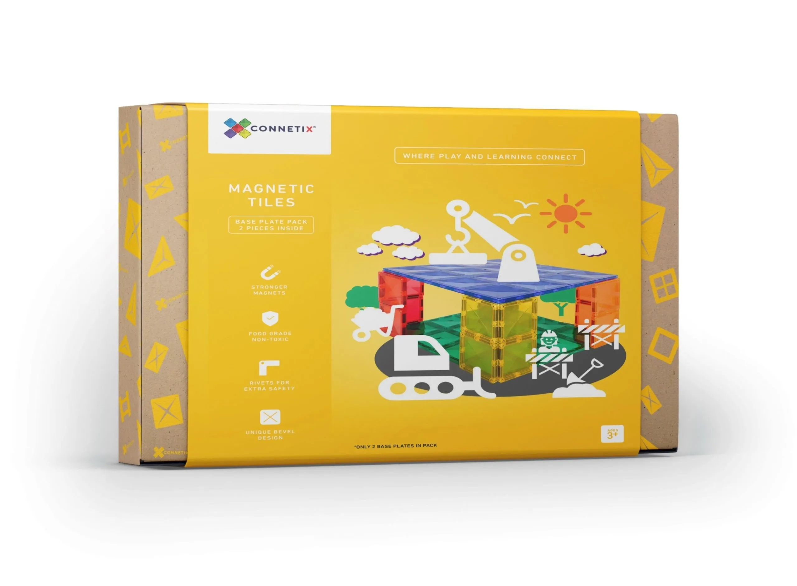 Connetix - 2 Piece Base Plate Pack