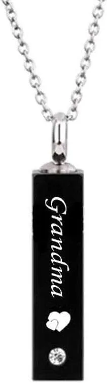 Cremation Jewelry Urn Necklaces for Ashes Keepsake Memorial Pendant Necklace