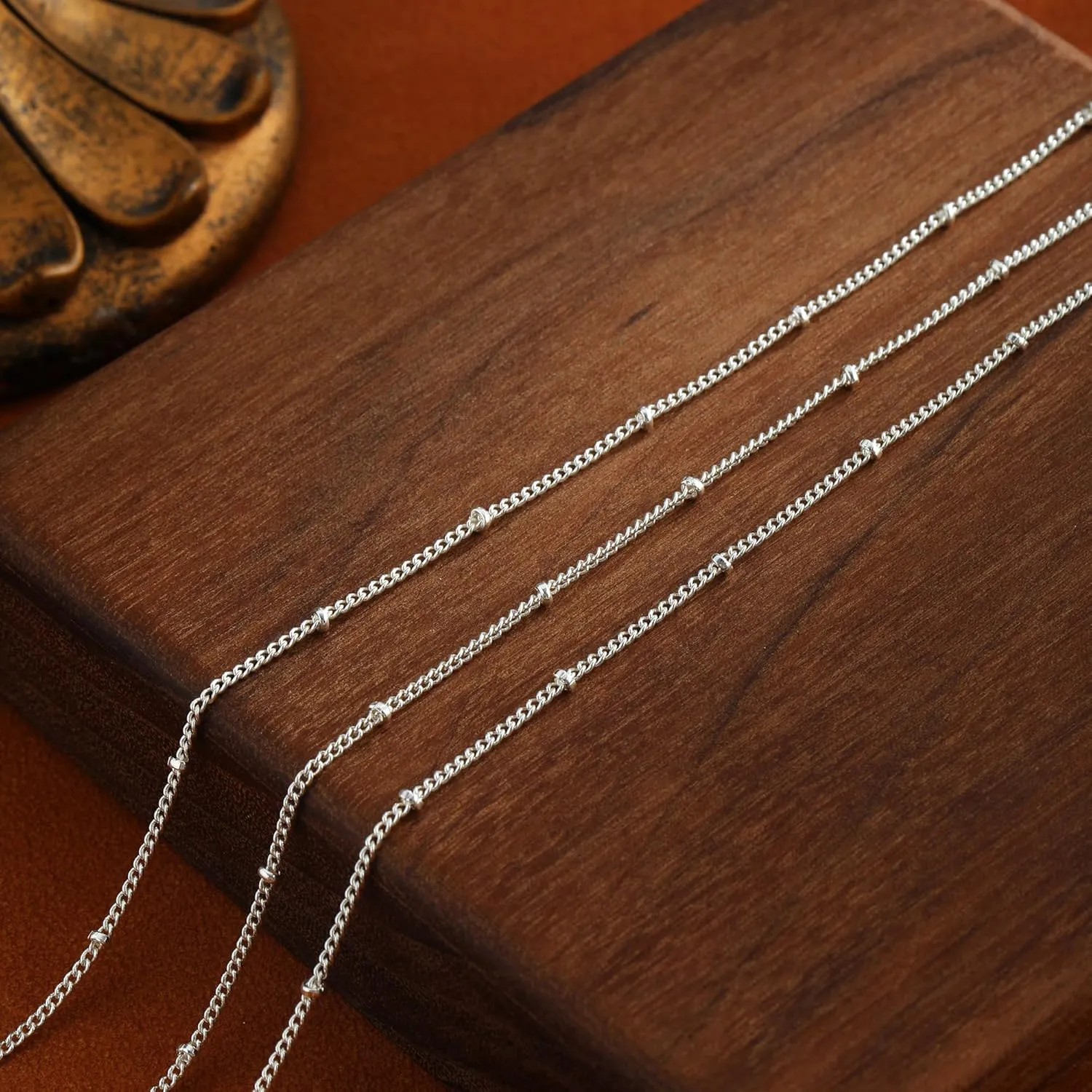 Dainty Gold/Sliver Layered Necklaces for Women,14K Gold/Sterling Silver Plated Paperclip Cuban Satellite Twisted Rope Chain Choker Necklaces Hypoallergenic Jewelry Gift for Women Non Tarnish