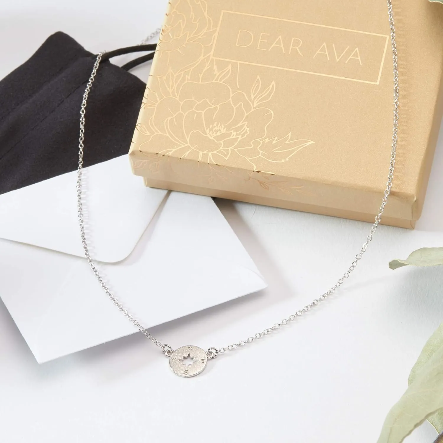 Dear Ava Infinity Congratulations Necklace | Prefect Gifts For Women and Girls | Modern Jewelry Pendant with Heartfelt Card | Graduation Pregnancy Anniversary Wedding Gift for Daughter Friend Sister