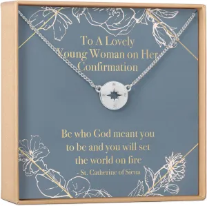 Dear Ava Necklace Gift For Women and Girls - Adjustable Modern Jewelry Pendant Love Gifting Idea for Her with Heartfelt Card - Long Distance Gifts for Your Loving Ones