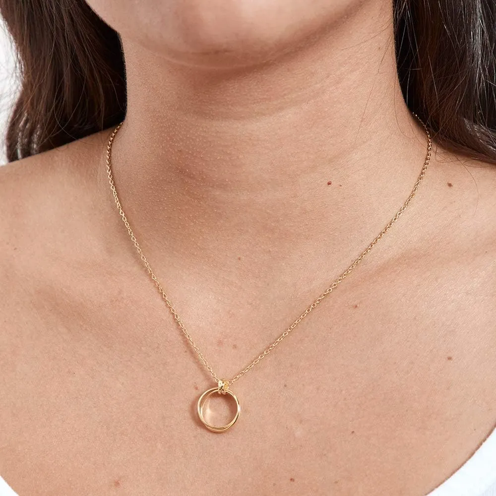 Dear Ava Necklace Gift For Women and Girls - Adjustable Modern Jewelry Pendant Love Gifting Idea for Her with Heartfelt Card - Long Distance Gifts for Your Loving Ones