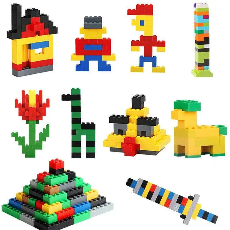 DIY Creative Building Blocks Bulk Sets City Classic Bricks Assembly Educational Toys