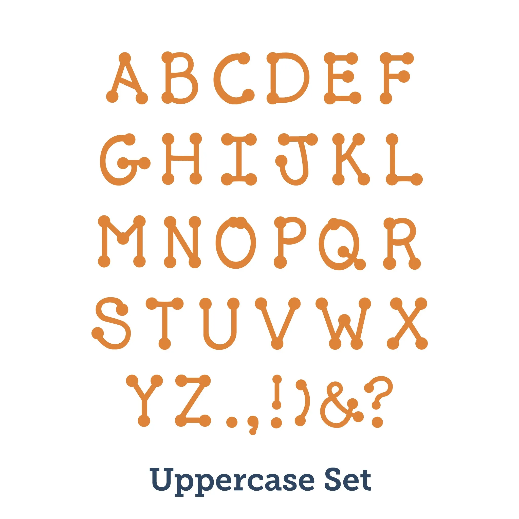 DJ Inkers Dot Alphabet - 2"