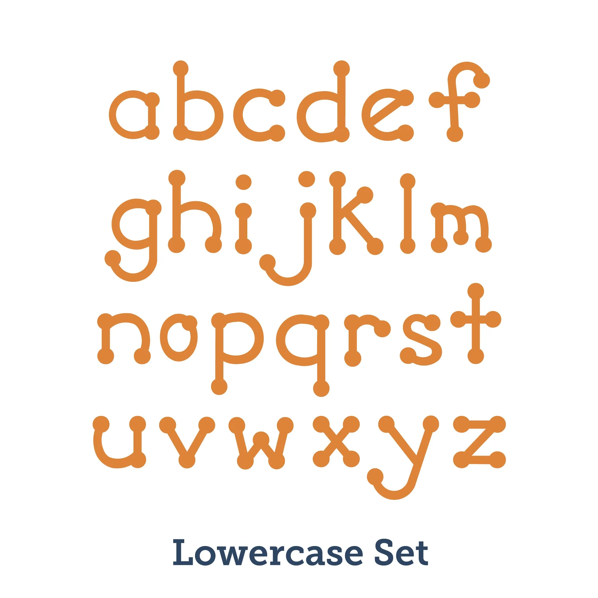 DJ Inkers Dot Alphabet - 2"