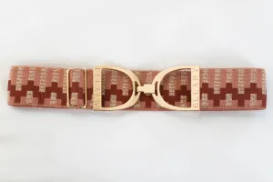 Ellany Belt Rose Lyndon - Gold Stirrup 1.5"