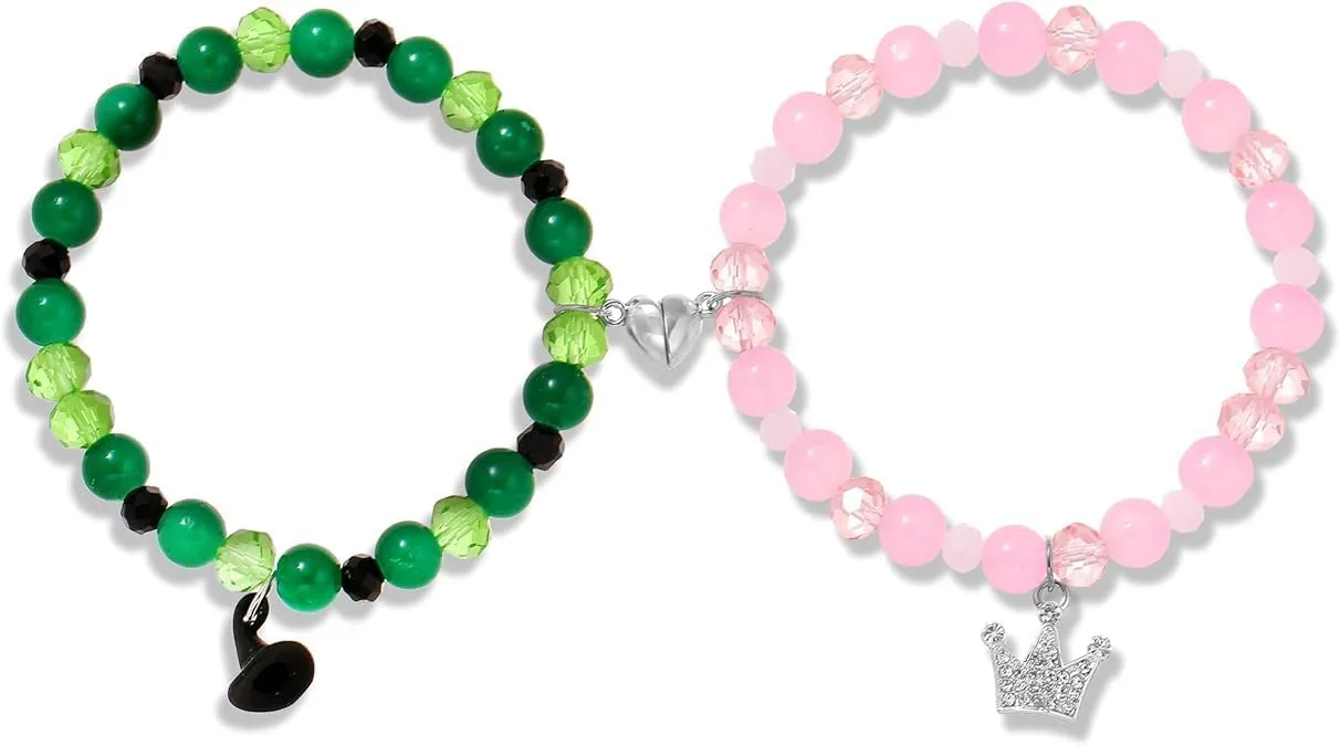 Elphaba Galinda Friendship Matching Bracelets BFF Couples Accessories Gift for Witch Merch Jewelry