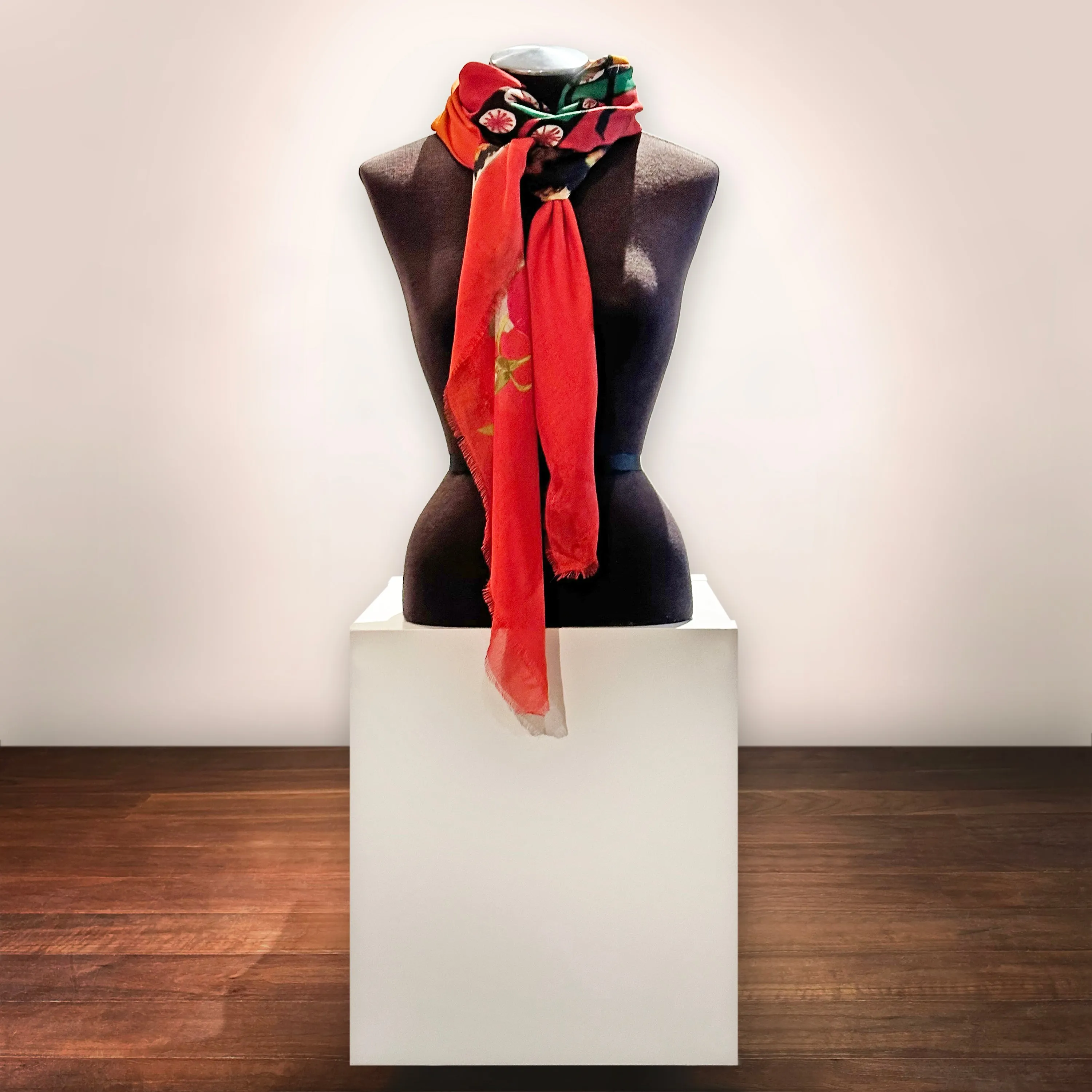 Empress Wu Floral Modal Silk Scarf