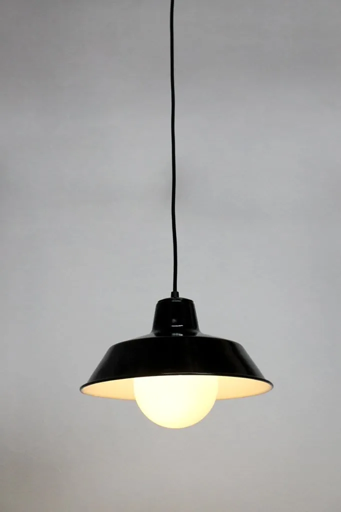 Factoryette Glass Pendant Light