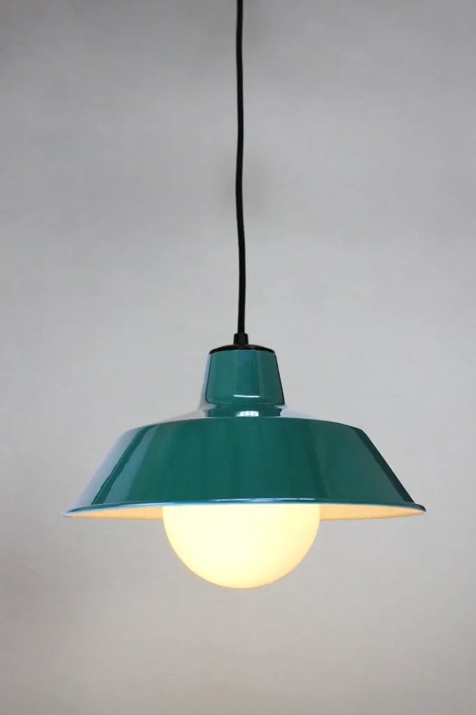 Factoryette Glass Pendant Light