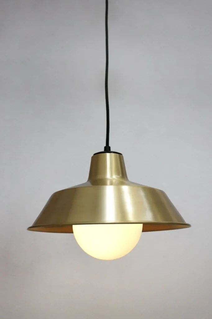 Factoryette Glass Pendant Light
