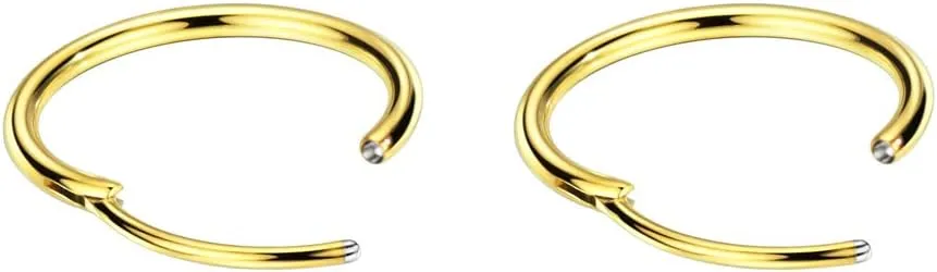 FANSING Earrings for Women Hoop Earrings Trendy Cartilage Earring Hoop Surgical Steel Earrings for Men