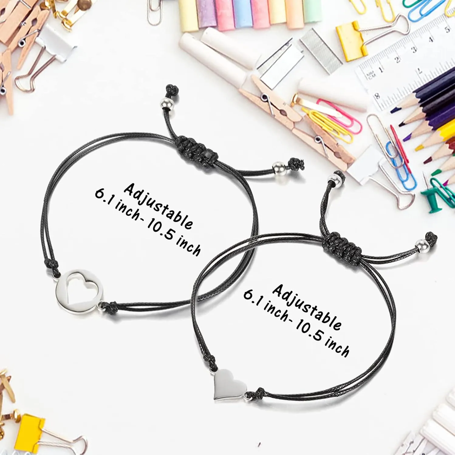 First Day of School Kindergarten Bracelet, Back to School Bracelet Anxiety Separation Gift for Daughter