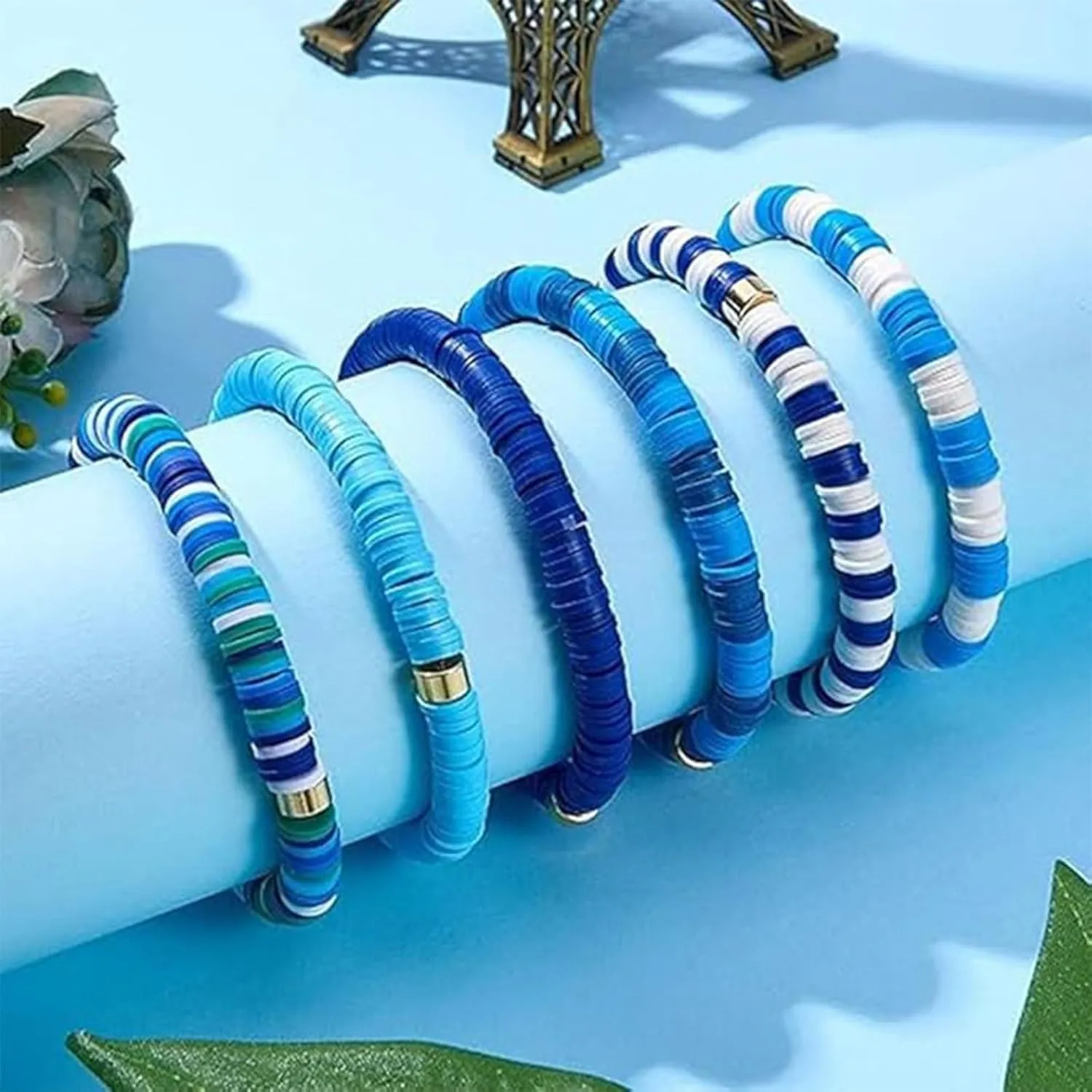 Friendship Bracelets - Blue Braided & Rope Knots, Lucky Women's Bracelet, Handmade Adjustable Woven Tibetan String Bracelet Amulet Gifts