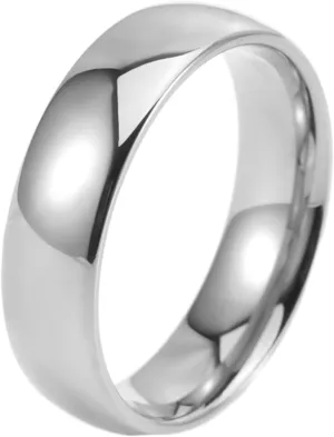 Gualiy Couples Tungsten Rings, Wedding Anniversary Rings 4/6/8MM High Polished Rings Size 5-13