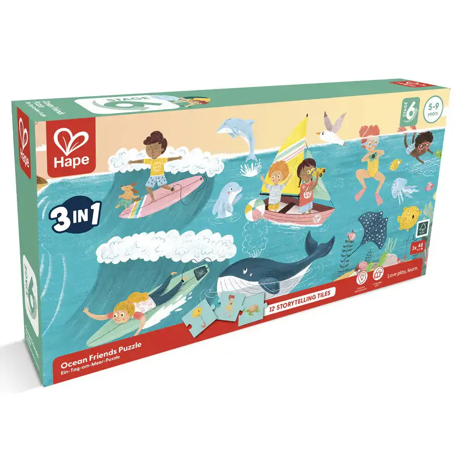 Hape Ocean Friends Puzzle (78 x 20cm)
