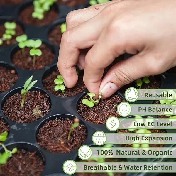 Hot Sale 49% OFF - Premium Organic Coconut Coir Bricks For Plants