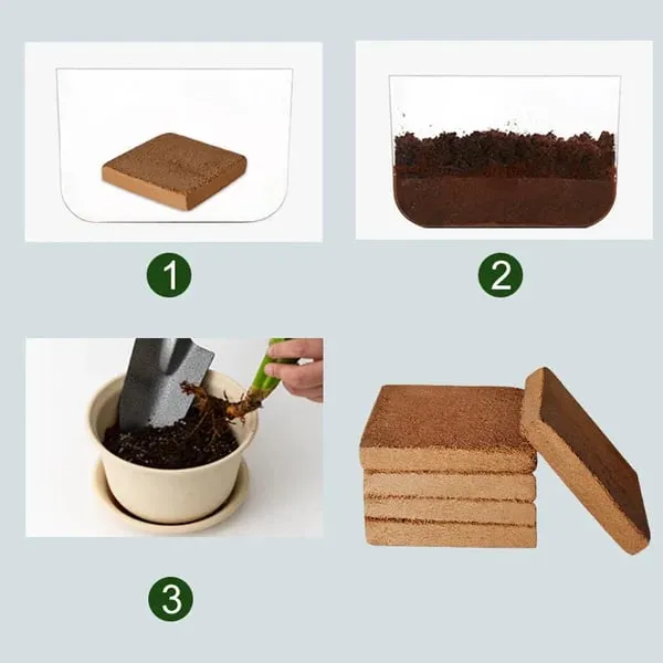 Hot Sale 49% OFF - Premium Organic Coconut Coir Bricks For Plants