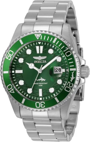 Invicta Men's Pro Diver Quartz Watch with Stainless Steel Strap, Silver, 22 (Model: 30020)