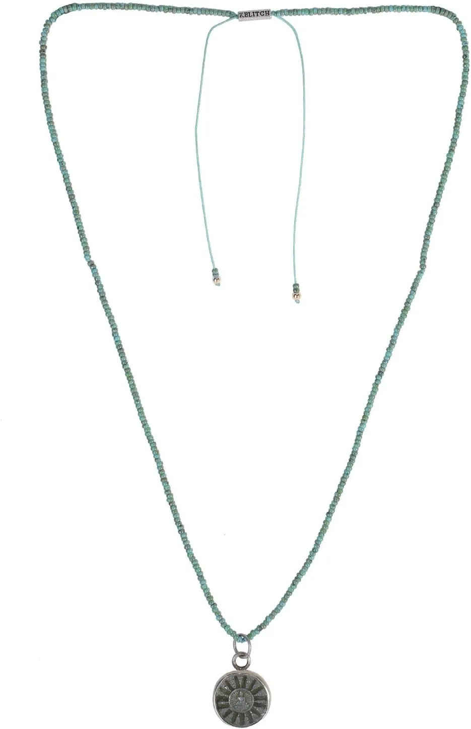 KELITCH 925 Silver Buddha Necklaces Adjustable Strand Necklace Women Necklace