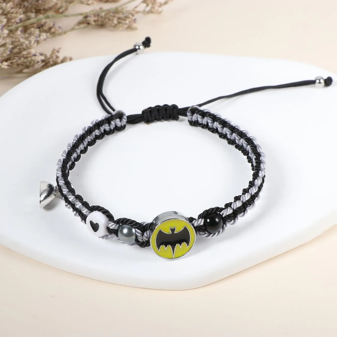 Kitty Spider Friendship Bracelet For Couples Best Friend Bff Family, Matching Heart Couples Bracelet Birthday Valentines Day Gifts To Daughter Sister Bestie Son Soulmate Friend