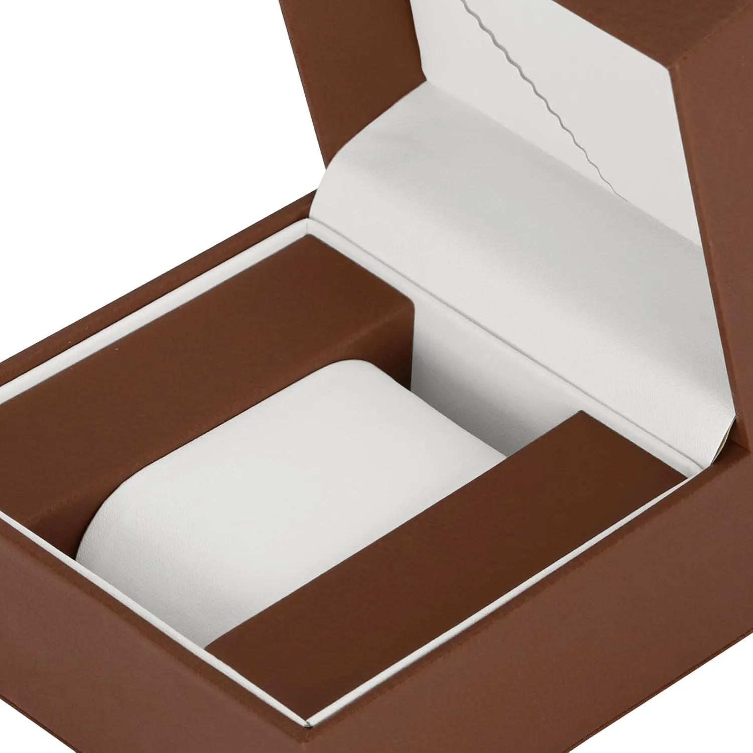 Luxury Single Watch Gift Box for Men Women, Single Watch Bracelet Bangle Jewelry Holder Storage Box Display Case Organizer (Coffee Style 1)