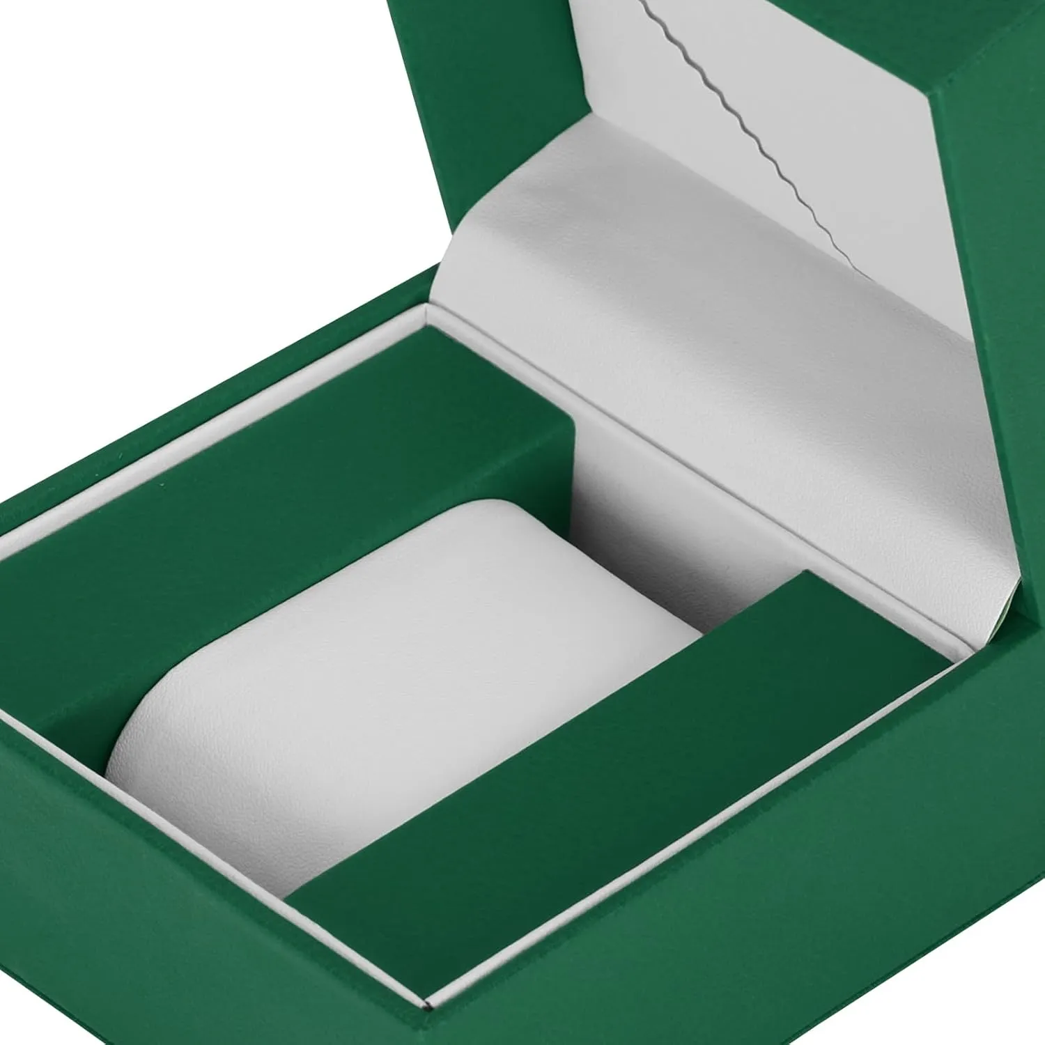 Luxury Single Watch Gift Box for Men Women, Single Watch Bracelet Bangle Jewelry Holder Storage Box Display Case Organizer (Green Style 1)