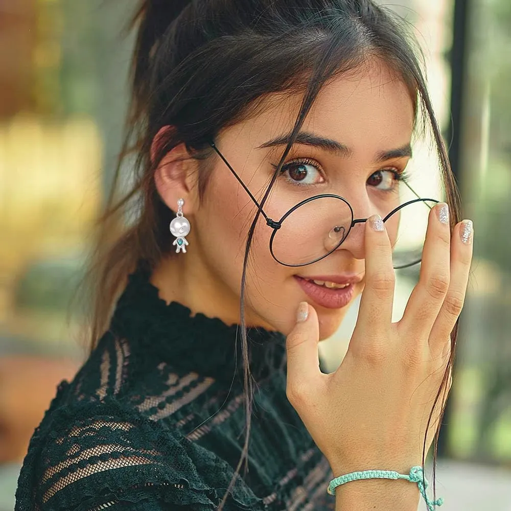 Madison Tyler 80s 90s Earrings for Women | Fun UFO Alien Earrings Space Earrings for Women