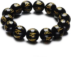 Men's Beaded Bracelet Men's Bangle Buddhist Prayer Beads Bracelets for Women