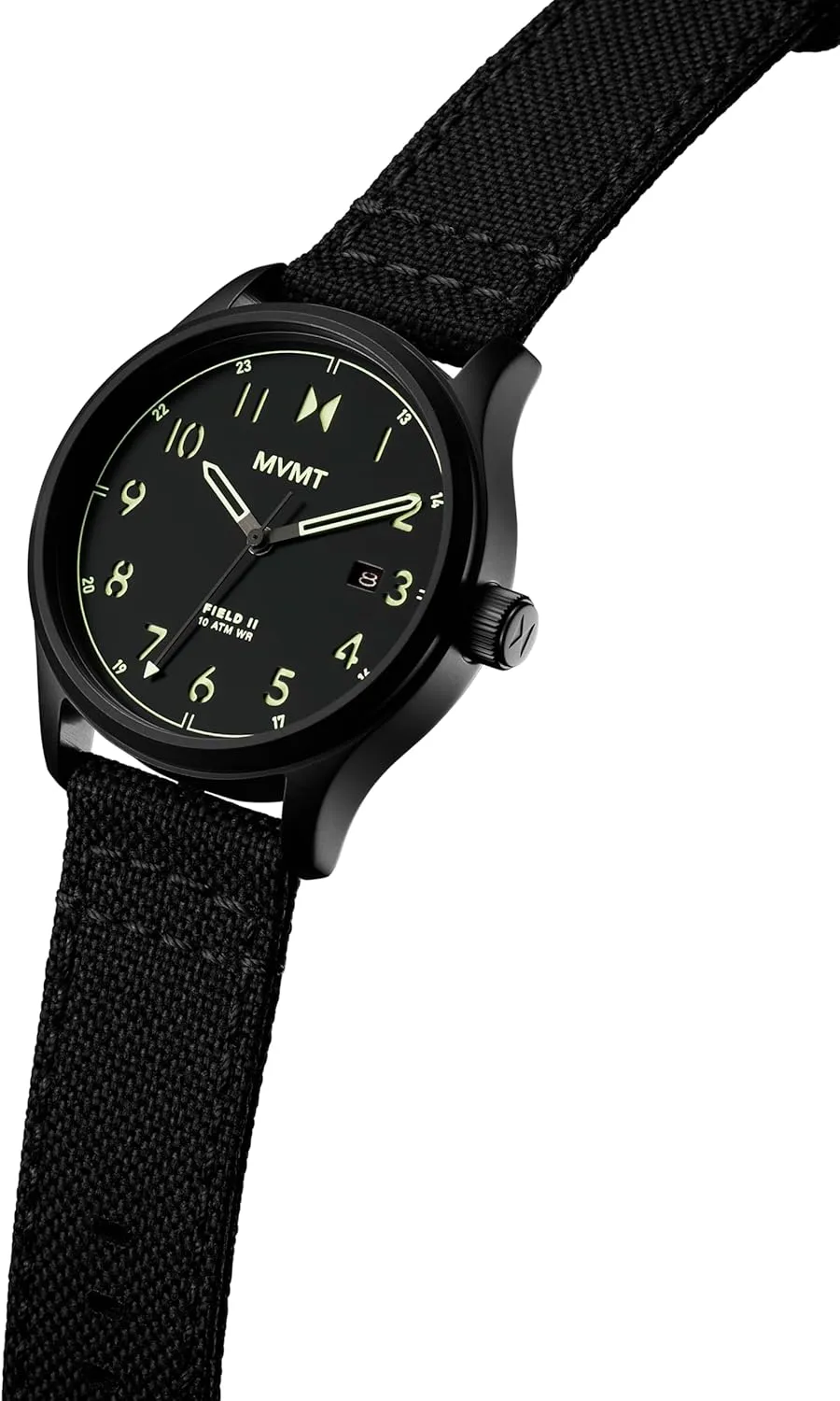 MVMT Field 3H Timepieces for Men - Stainless Steel - Water Resistant 10 ATM/100 Meters - Sporty to Casual - 41mm