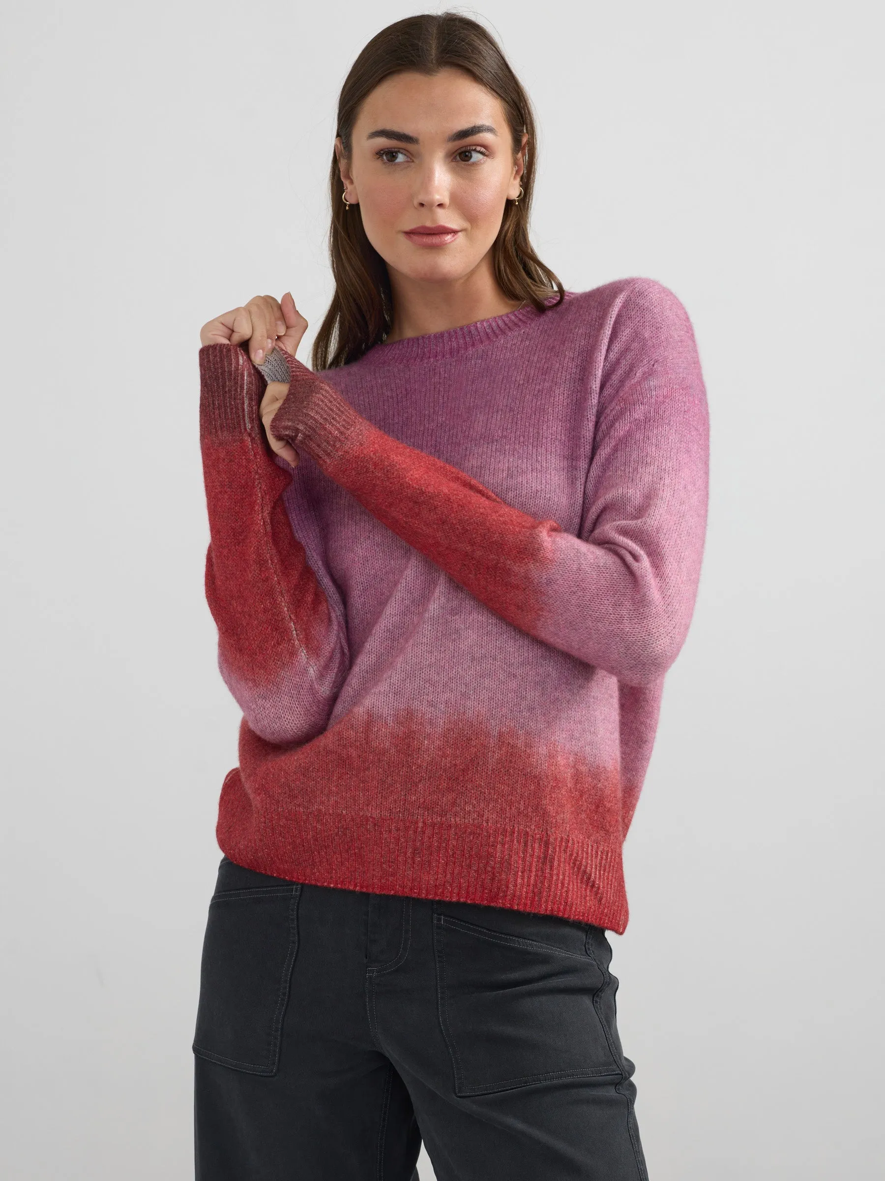 PAINTED STRIPE PULLOVER